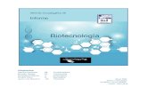 Informe biotecnología