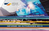 Virtual Educa: Informe de Actividades 2015