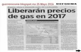 Noticias del Sector Energético 25 Mayo 2016