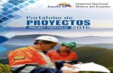 Portafolio de Proyectos ENAMI EP 2016