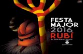 Rubí Festa Major 2016