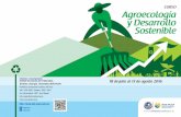 Curso Agroecología y Desarrollo Sostenible (julio 2016)