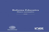 Reforma educativa, marco normativo
