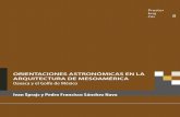 Orientaciones astronómicas en la arquitectura de Mesoamérica