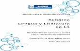 Subárea Lengua y Literatura en L1