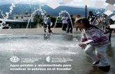 Agua potable y alcantarillado para erradicar la pobreza en el Ecuador