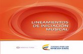 LINEAMIENTOS DE INICIACIÓN MUSICAL