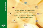 Nuevo Modelo de Colaboración con las Universidades Andaluzas ...