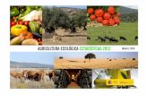 SUPERFICIE DE AGRICULTURA ECOLÓGICA (ha). Año 2012