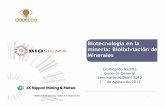 Biotecnología en la minería: Biolixiviación de Minerales
