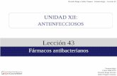 lección 43. fármacos antibacterianos