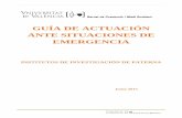Guía de Actuación en caso de Emergencias