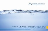 Guía de gestión de calidad del agua para diálisis