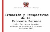 Presentación del Ministro de Economía, Luis Carranza Ugarte, ante ...