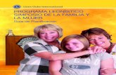 PROGRAMA LEONÍSTICO SIMPOSIO DE LA FAMILIA Y LA MUJER