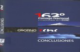 Consejo Nacional no. 162. Osorno 3, 4 y 5 de noviembre de 2011