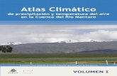 Atlas Climático de precipitación y temperaturas del aire en la cuenca
