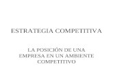 estrategia competitiva - CyTA