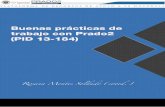 Buenas prácticas de trabajo con Prado2 (PID 13-184)