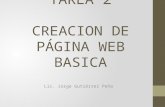 Tarea 2 creación de página web básica