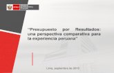 Presupuesto por Resultados en el Perú Avances y Retos del Sector ...