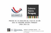 resentación de OGP. PAGA 2016-2018 a cargo de Santiago García. Secretaria Técnica de Planificación.