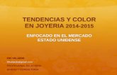 TENDENCIAS Y COLOR EN JOYERIA 2014-2015