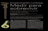 Contaminación lumínica: medir para sobrevivir