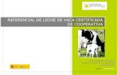 referencial de leche de vaca certificada de cooperativa