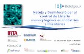 Neteja y Desinfecció per al control de Listeria monocytogenes en ...