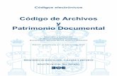 Código de Archivos y Patrimonio Documental