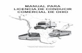 MANUAL PARA LICENCIA DE CONDUCIR COMERCIAL DE OHIO