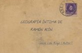 Geografía intima de Ramón Acín