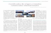 Certificados de origen y tratados comerciales internacionales