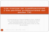 Los marcos de cualificaciones y los perfiles profesionales del sector ...