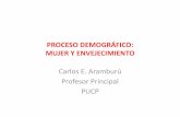 Proceso Demográfico: Mujer y Envejecimiento - Carlos E. Aramburú