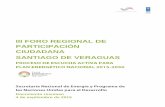 4. Informe Foro Regional III Santiago