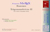 Razones [2.ex] Trigonométricas II