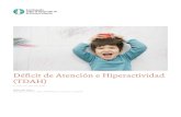 Déficit de atención e hiperactividad (TDAH)
