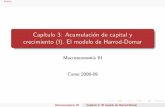 Capítulo 3: Acumulación de capital y crecimiento (I). El modelo de ...