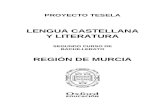 Programación Tesela Lengua y Literatura 2º Bach. Región de Murcia