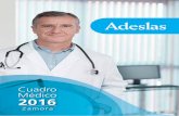Cuadro Médico Privado Zamora 2016