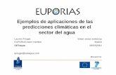 Ejemplos de aplicaciones de las predicciones climáticas en el ...