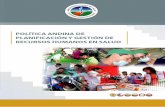Política Andina de Planificación y Gestión de Recursos Humanos en ...