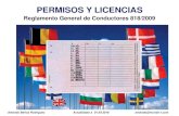 PERMISOS Y LICENCIAS Reglamento General de Conductores ...