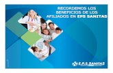 Beneficios EPS Sanitas 2012