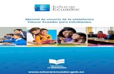 Manual de usuario de la plataforma Educar Ecuador para estudiantes