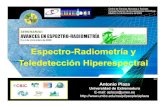 Espectro-Radiometría y Espectro-Radiometría y Teledetección ...