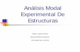 Análisis Modal Experimental De Estructuras