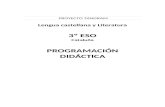 Programación Lengua Castellana y Literatura 3º ESO - Cataluña